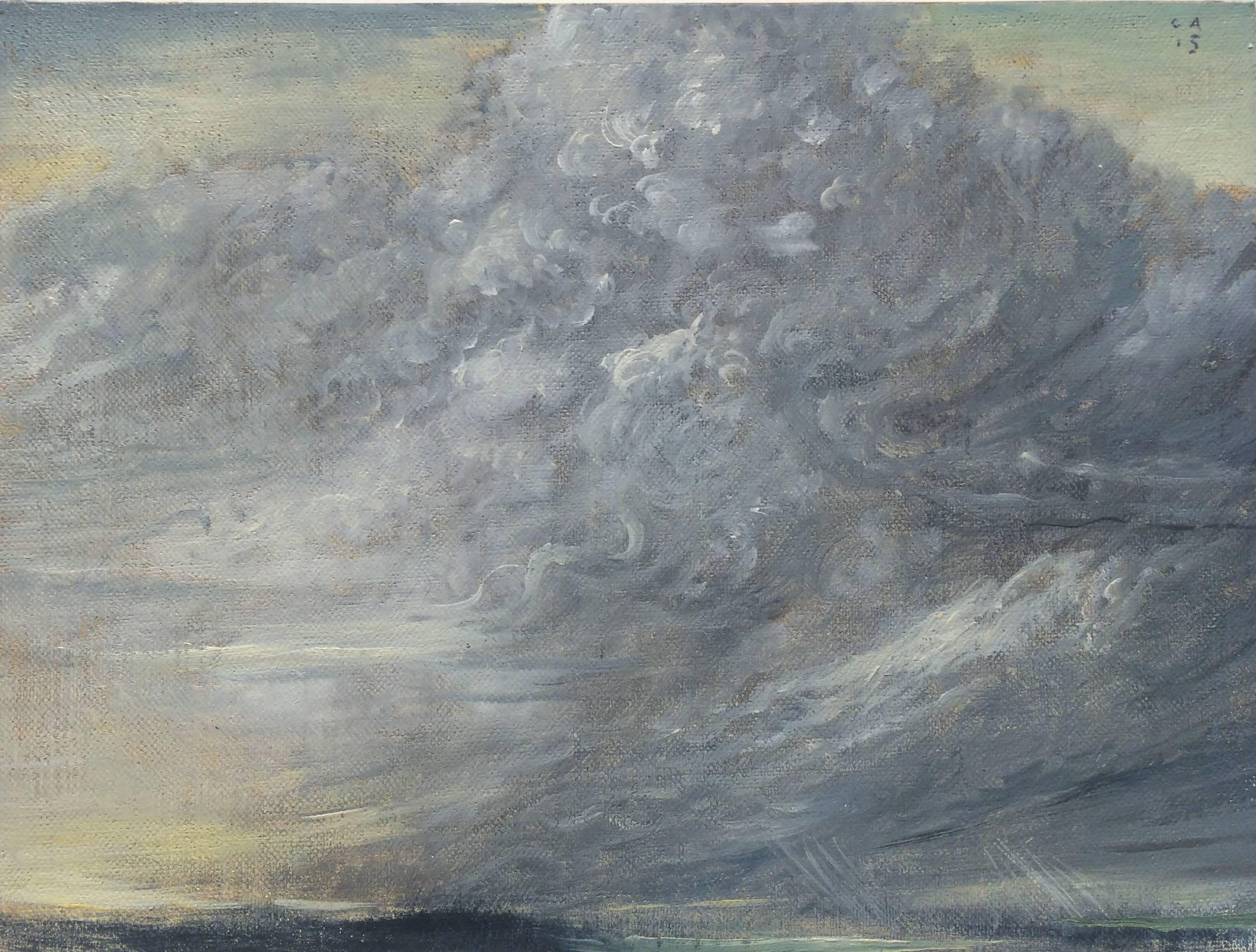 Chester Arnold Landscape Painting - Squall Headed South
