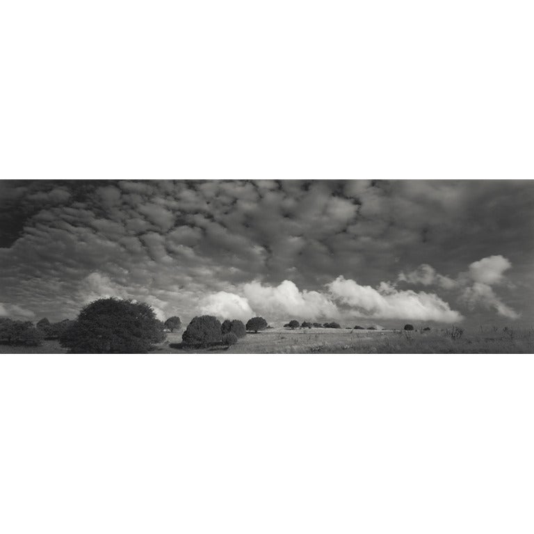 David H. Gibson Black and White Photograph - Cloud March, Fort Davis, Texas