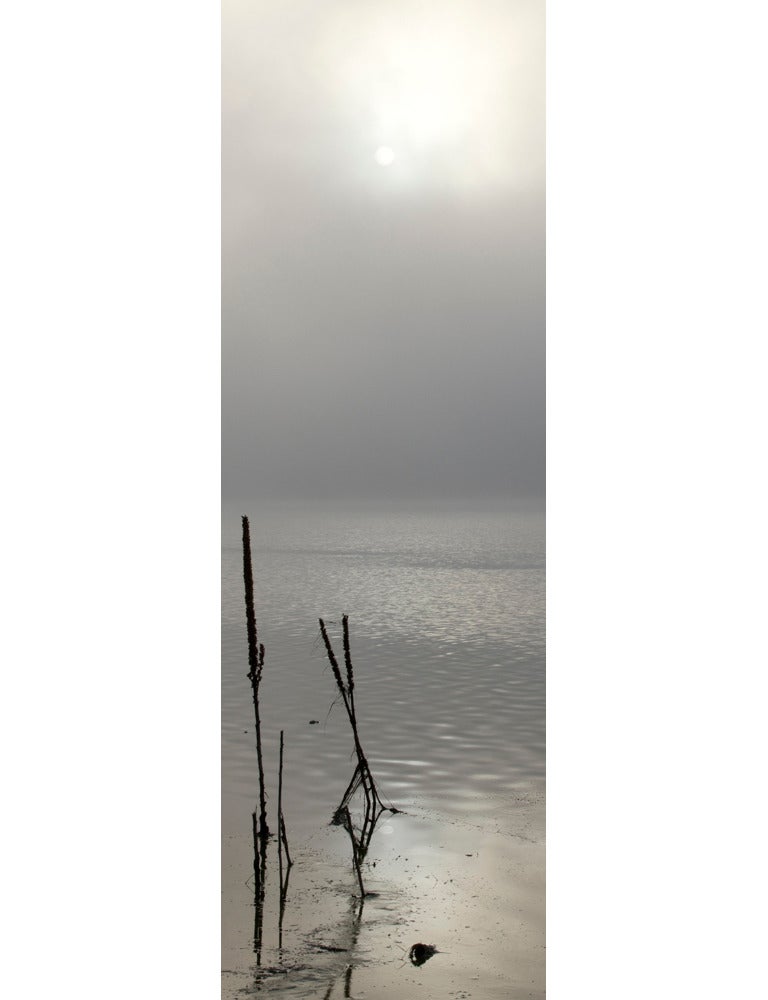 David H. Gibson Black and White Photograph - Sunrise, August 24, 2008, 7:17 AM, Eagle Nest Lake, New Mexico