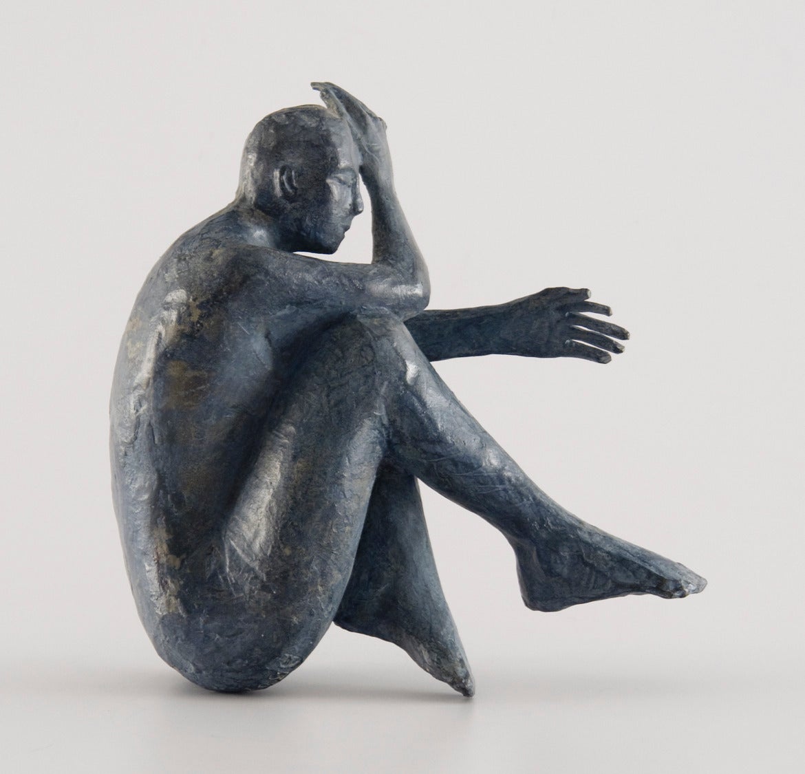 Deborah Ballard Figurative Sculpture - Release Series: Curled