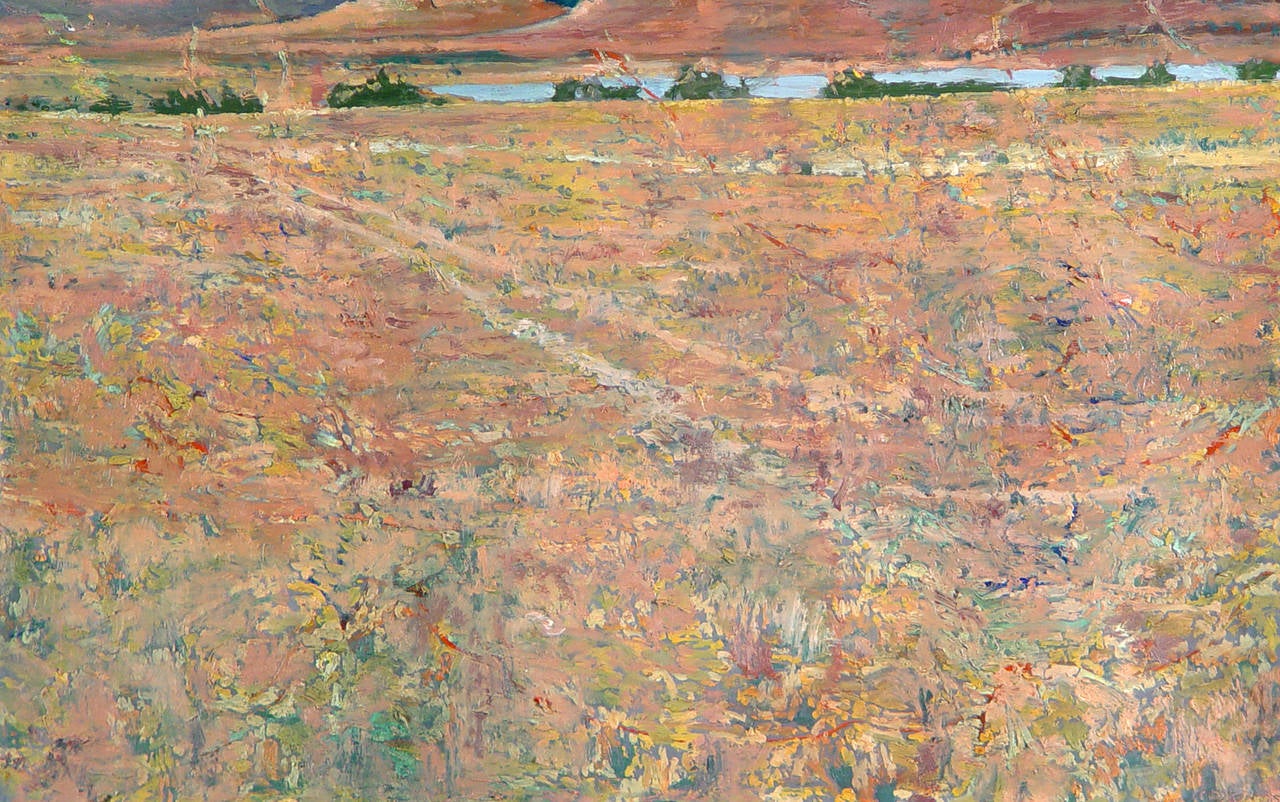 Jim Woodson Landscape Painting - Reflected Simultaneous Coalescence, High Desert