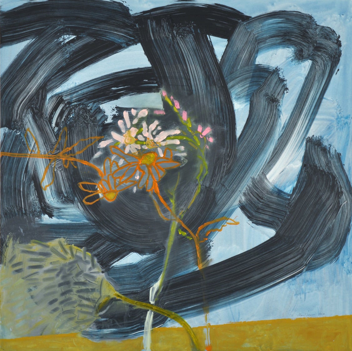 Mary Vernon Abstract Painting - Undergrowth