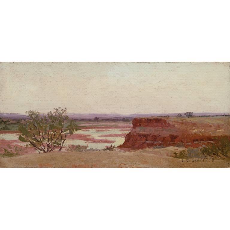 Louis Oscar Griffith Landscape Painting - The Wichata and Bluff