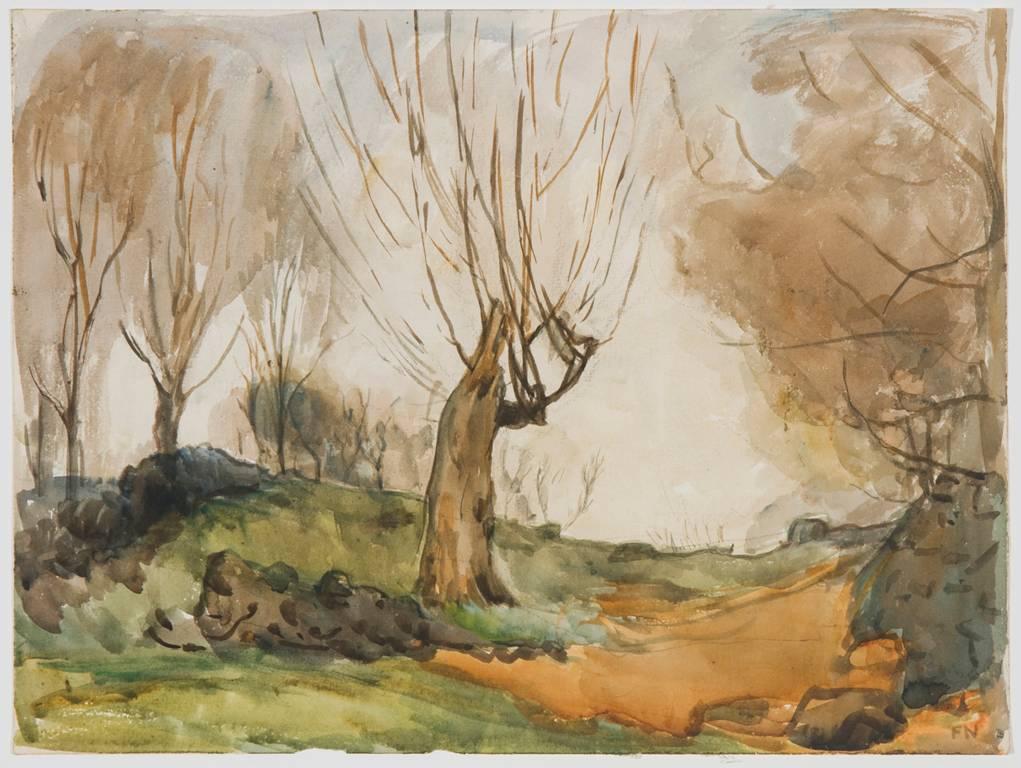 Fred Nagler Landscape Art - Untitled (Tree)