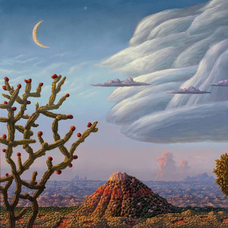 Robert Cocke Landscape Painting - Lunar Wisdom