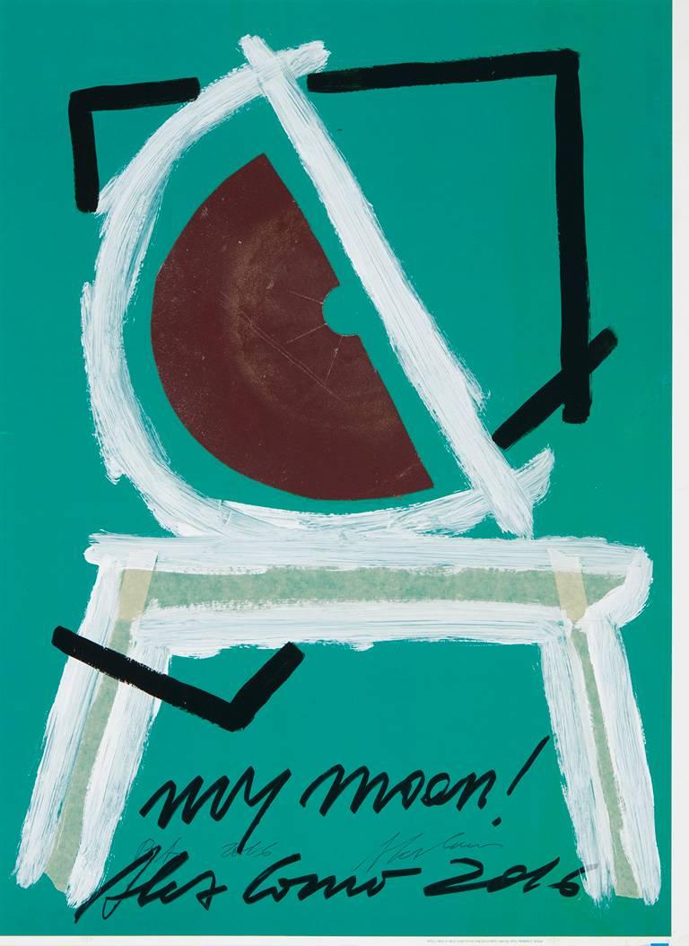 My Moon! - Mixed Media Art by Alex Corno