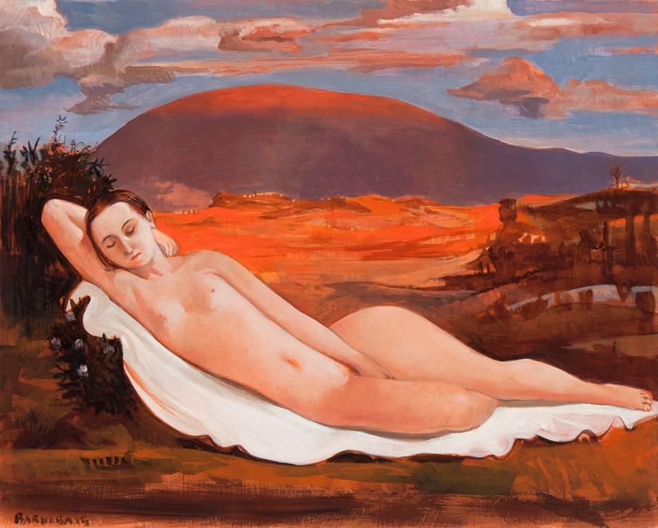 Venere Subasio - Painting by Barnaby Fitzgerald