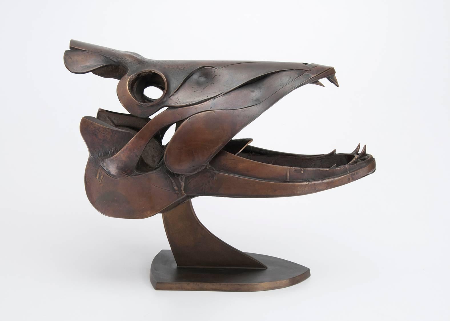 Untitled (Fish Head) - Sculpture by John Walker