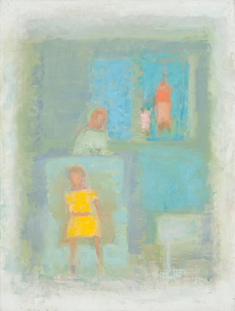 John Hartell Figurative Painting - Child in Yellow