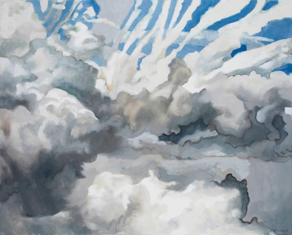 The Clouds V - Painting by Barnaby Fitzgerald
