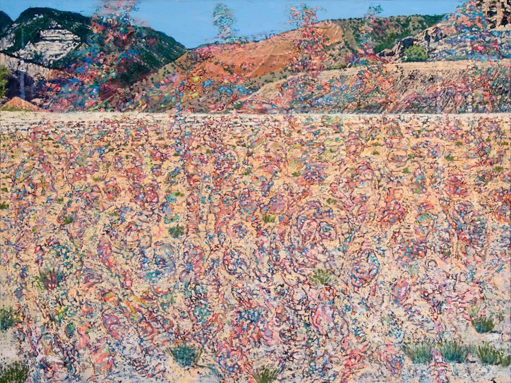 Landscape Painting Jim Woodson - Consequences temporelles précieuses