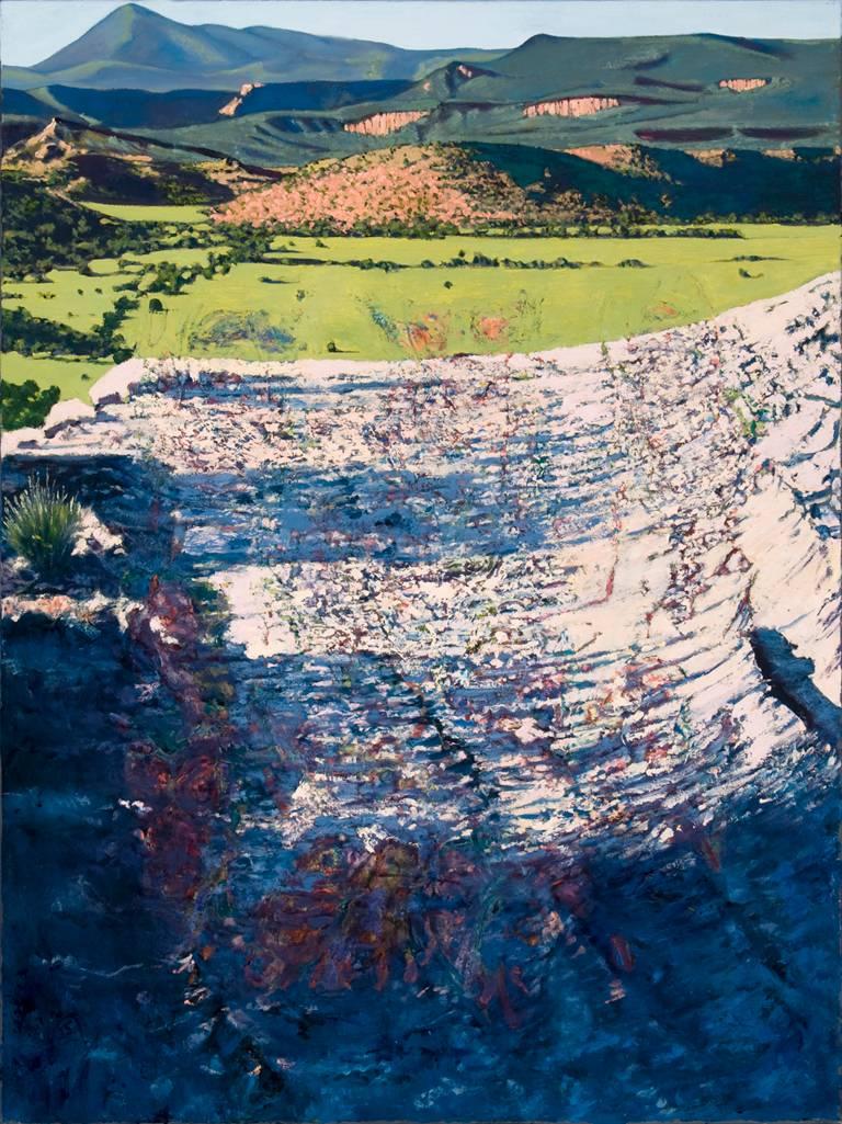 Landscape Painting Jim Woodson - Approaches Dimly Arising comprimées