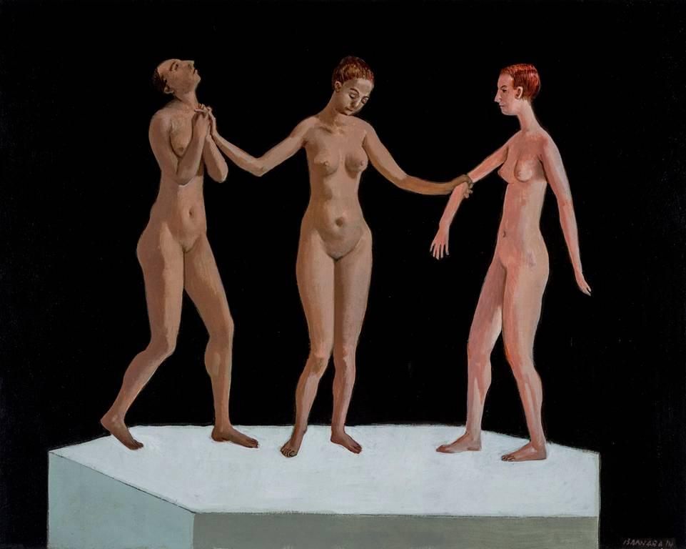 Barnaby Fitzgerald Figurative Painting - Persuasion