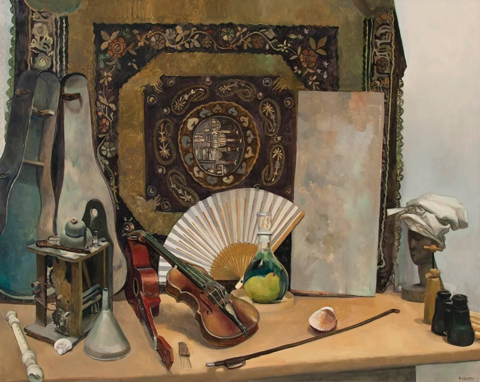 Barnaby Fitzgerald Still-Life Painting - Ventaglio