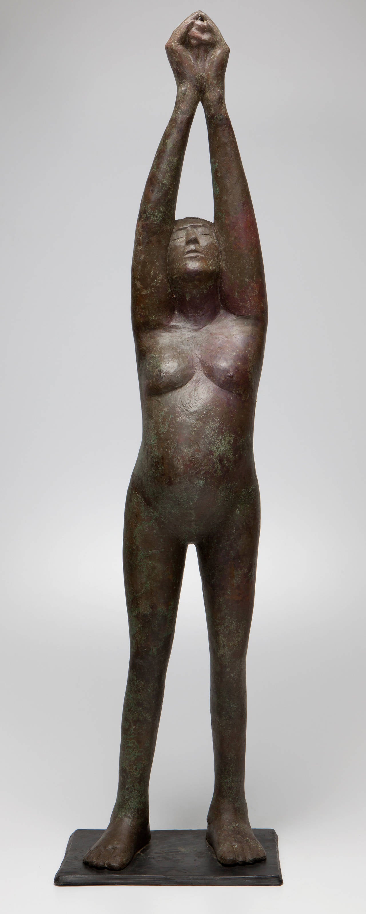 Deborah Ballard Figurative Sculpture - Saving Gaia III