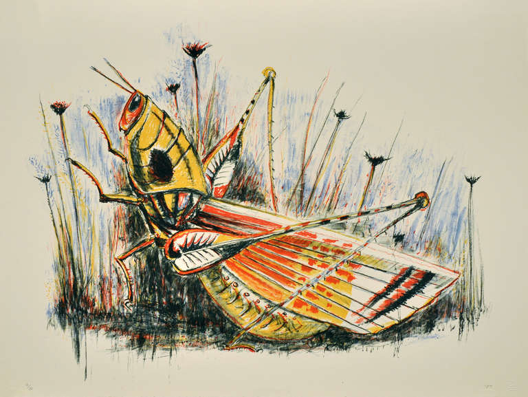 Otis Dozier Animal Print - Grasshopper