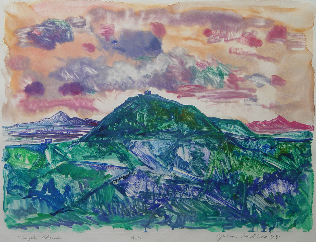 Zolita Sverdlove Landscape Print - Tiepolo Clouds