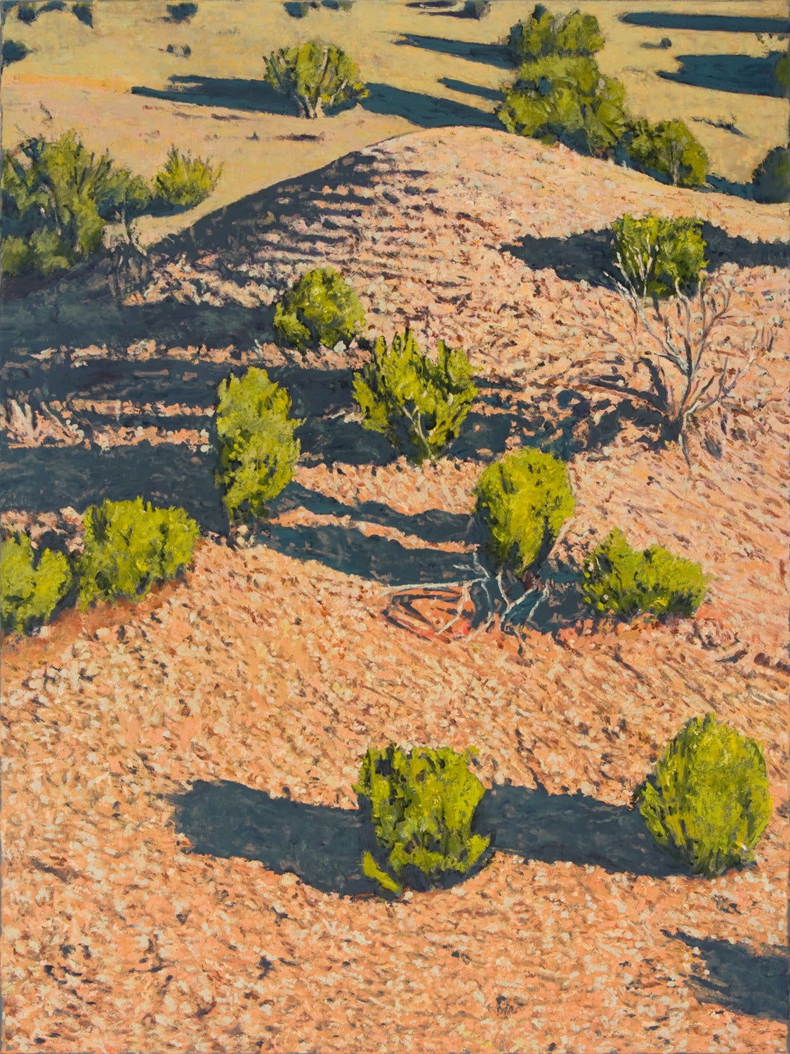 Landscape Painting Jim Woodson - Anticipations préliminaires étroitement conservées