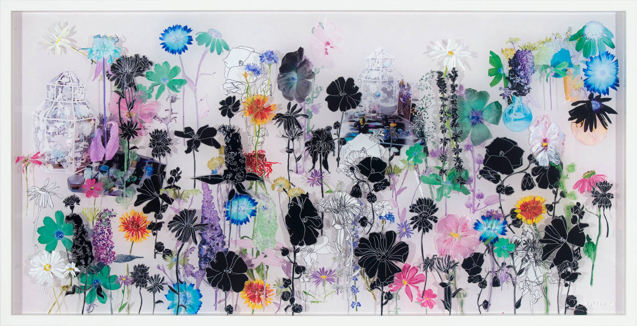 Les fleurs de la rue des Esprits - Contemporain Mixed Media Art par Gail Norfleet