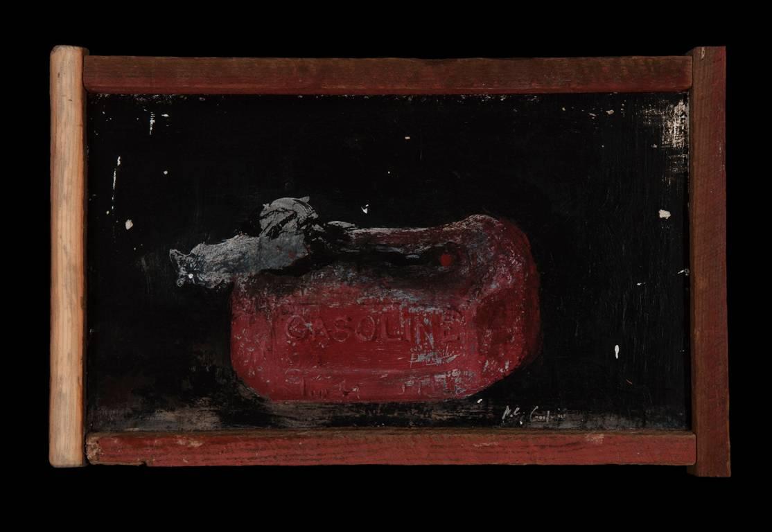 Meltierte Gasdose (Zeitgenössisch), Painting, von Miles Cleveland Goodwin