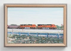 Eastbound Freight Train, Colorado; US Highway 50