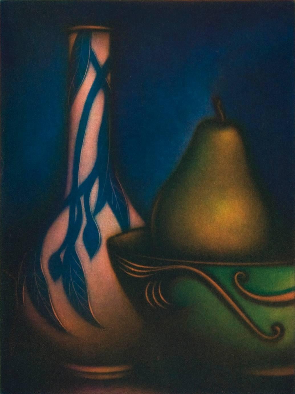 Laurent Schkolnyk Still-Life Print – Die Poire aus der Mitte des Jahrhunderts