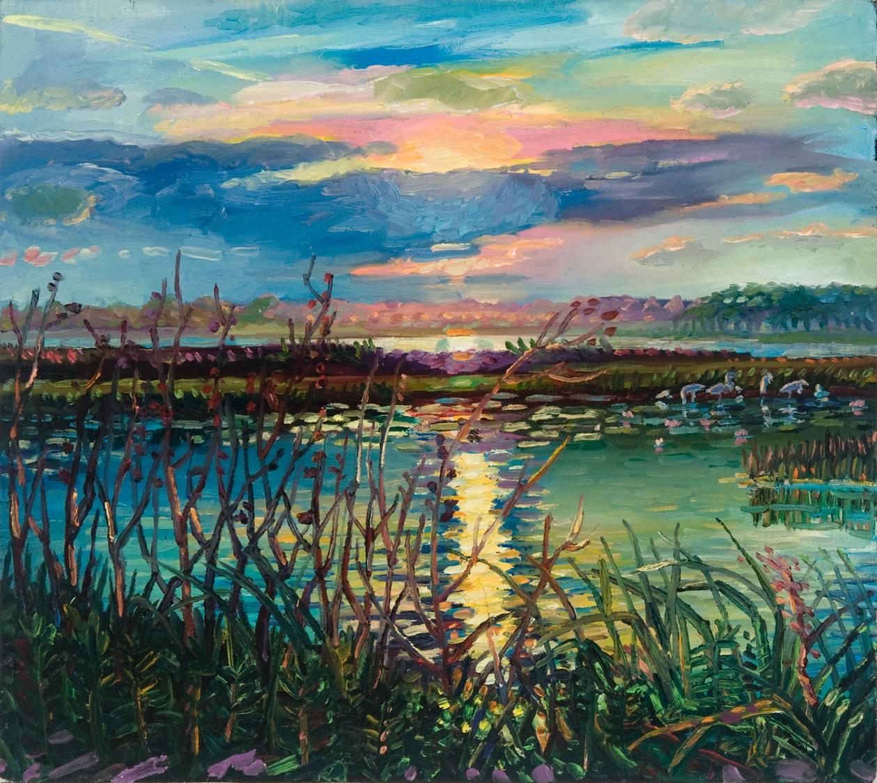 Mark Messersmith Landscape Painting - St. Marks NWR