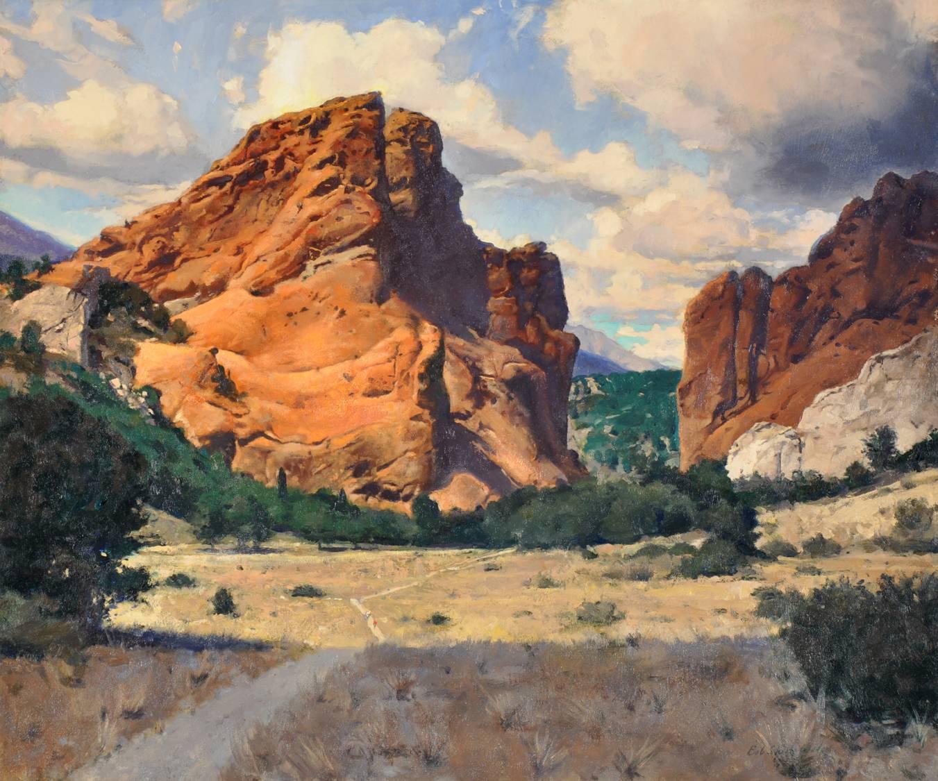Bob Stuth-Wade Landscape Painting - Into the Garden of the Gods