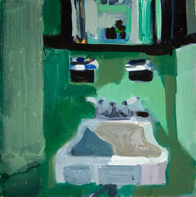 Allison Gildersleeve Still-Life Painting - Sink
