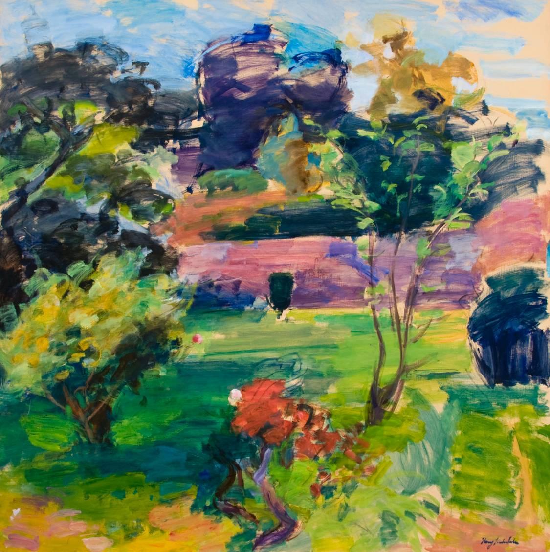 Henry Finkelstein Landscape Painting - The New Plum Tree