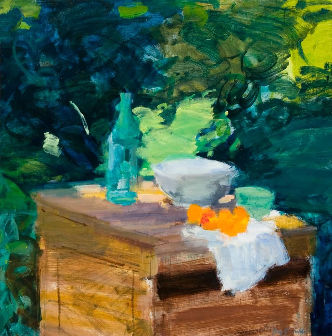 Henry Finkelstein Still-Life Painting - Still Life in the Garden III