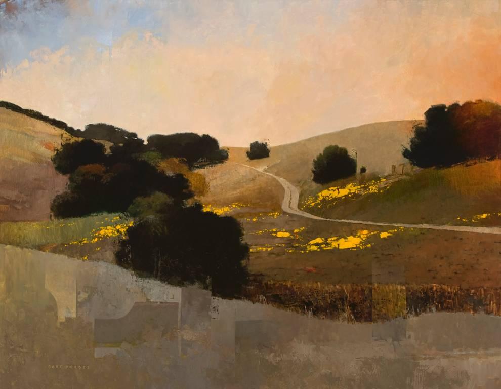 Bart Forbes Landscape Painting - Wildflowers
