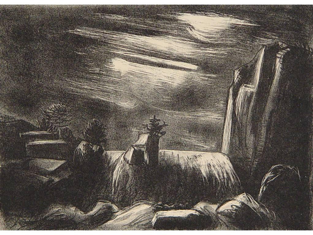 Cascata di notte