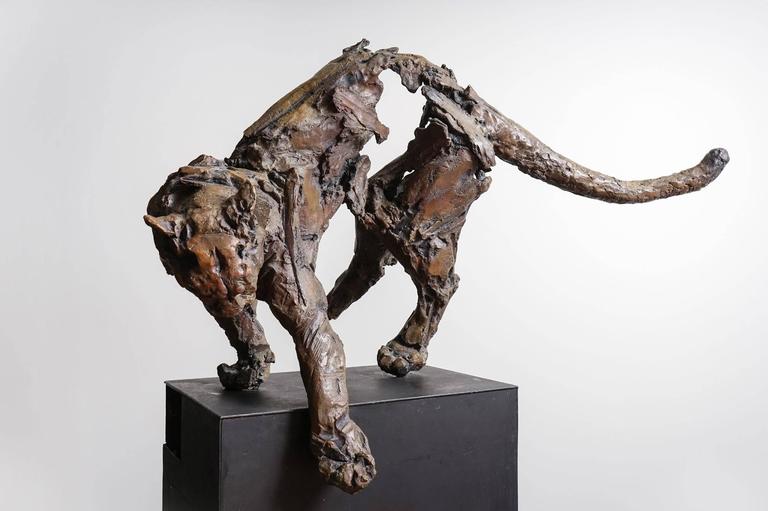 Jean-François Gambino - Jean-François Gambino - Puma - Bronze Sculpture For  Sale at 1stDibs