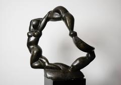 Henri Delcambre - L'Espace - Bronze Sculpture