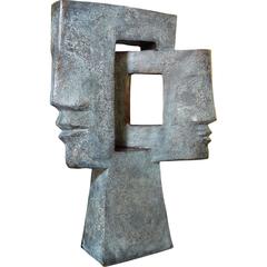 Jacques le Bescond - Kontraste - Bronze-Skulptur