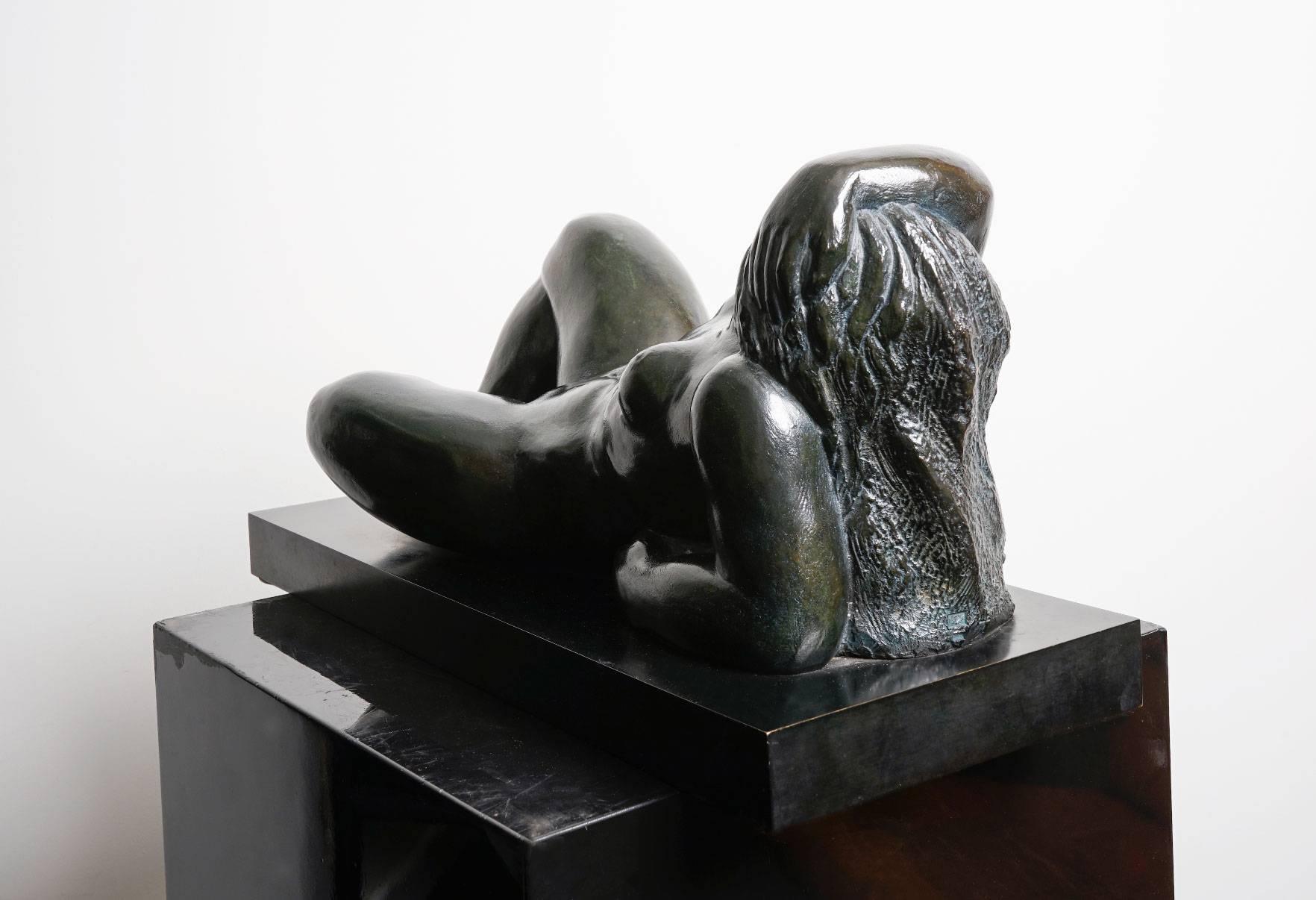 Rene Letourneur
The Dream
1976
Bronze, EA 1/8
22 x 50 x 22 cm

René Letourneur ( 1898 -1990)

The route of the artist is exceptional. Classically trained (Fine Arts Prix de Rome in 1926), in thirty years he established himself as the