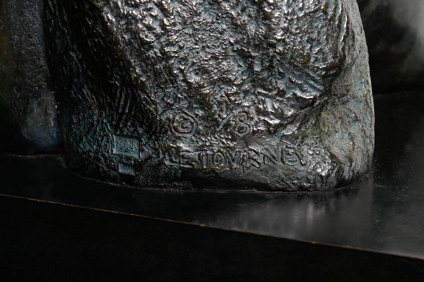 Rene Letourneur – The Dream - Bronze Sculpture For Sale 1