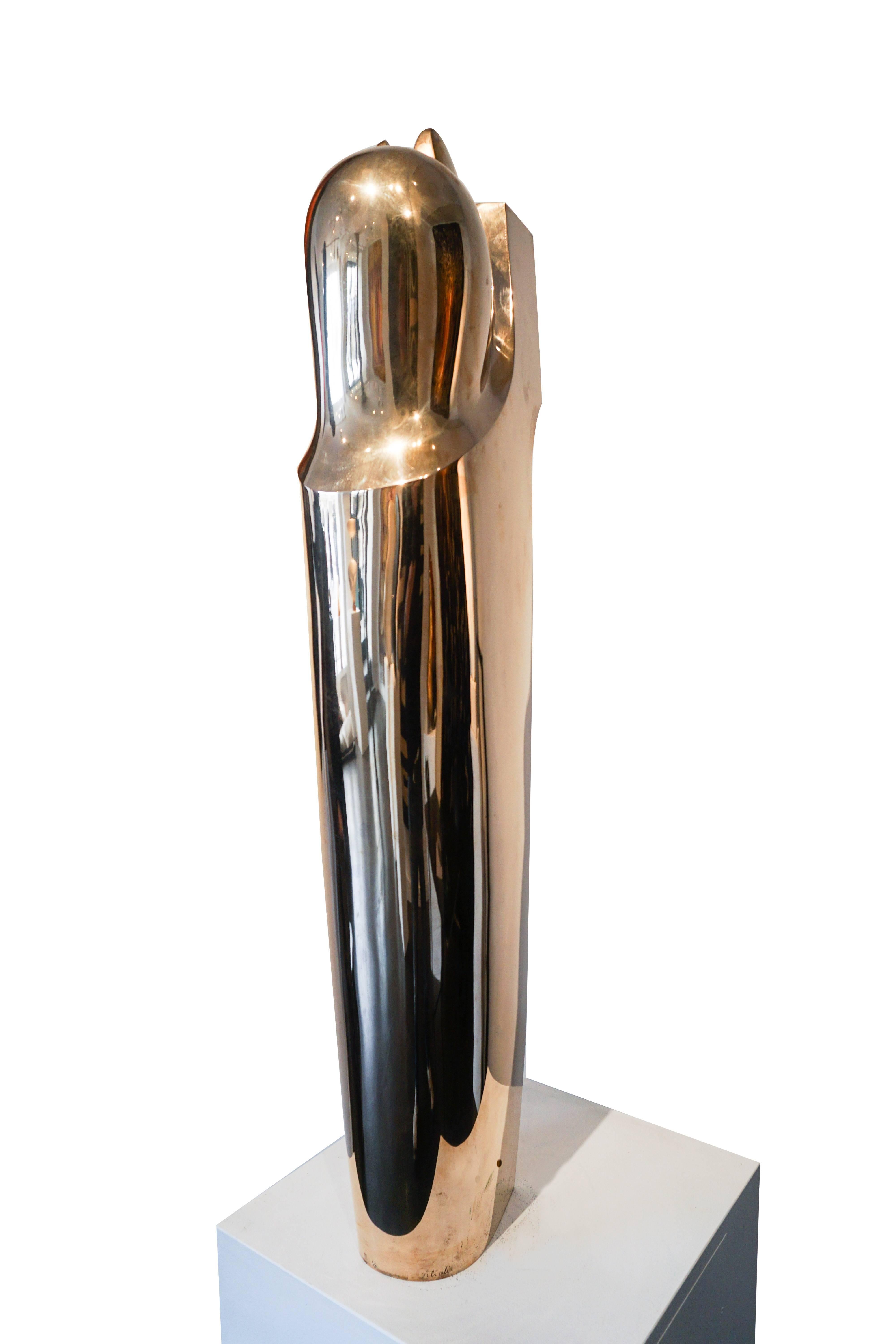 Emile Gilioli - Apparition Architecturale -  Bronze Sculpture For Sale 2