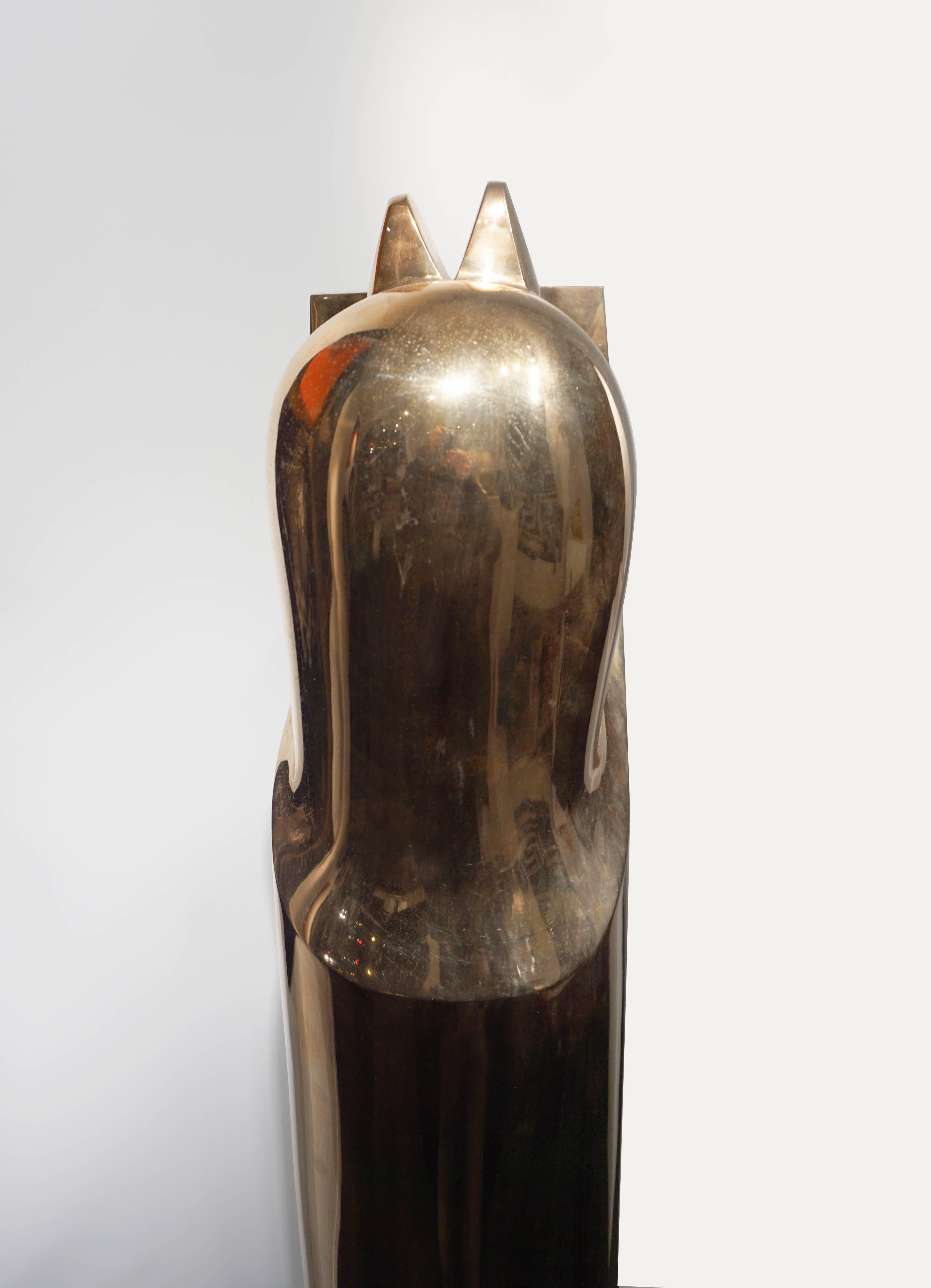 Emile Gilioli - Apparition Architecturale -  Bronze Sculpture For Sale 3