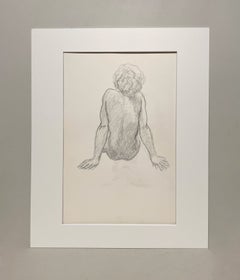 A Striking, 1970s Post-War Modern Studio Figure Study of a Young Male Nude Model