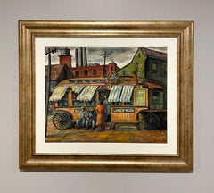 A 1930s, American Modern, Social Realist, New York City W.C. "Lunch Wagon"