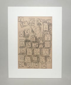 A Unique, Humorous, Modern 1930s Composite Figure Study of Caricature Portraits
