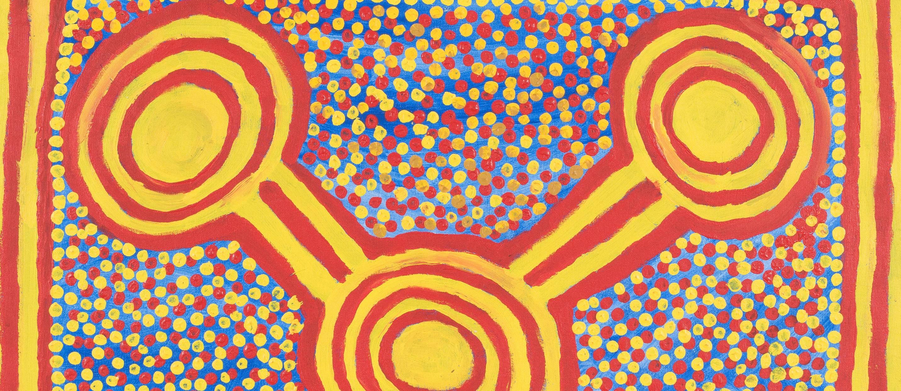 Pamarr Rockholes - Tribal Painting by Spider Snell