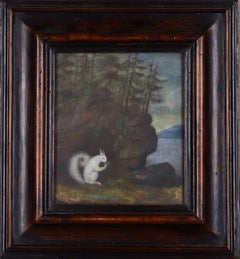 White Albino Squirrel in a Landscape, c. 1700, Circle of Ehrenstrahl