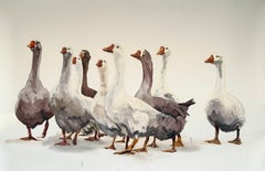 Nine Geese