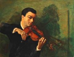 Portrait du Violoniste Milstein