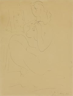 Pablo Picasso Nude Drawings and Watercolors
