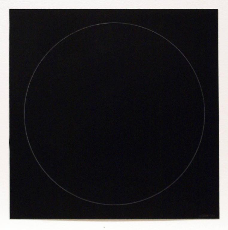 Sol LeWitt Abstract Print - Six Geometric Figures - Circle