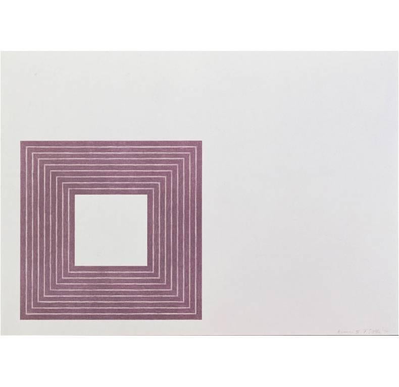 Frank Stella Abstract Print - Hollis Frampton